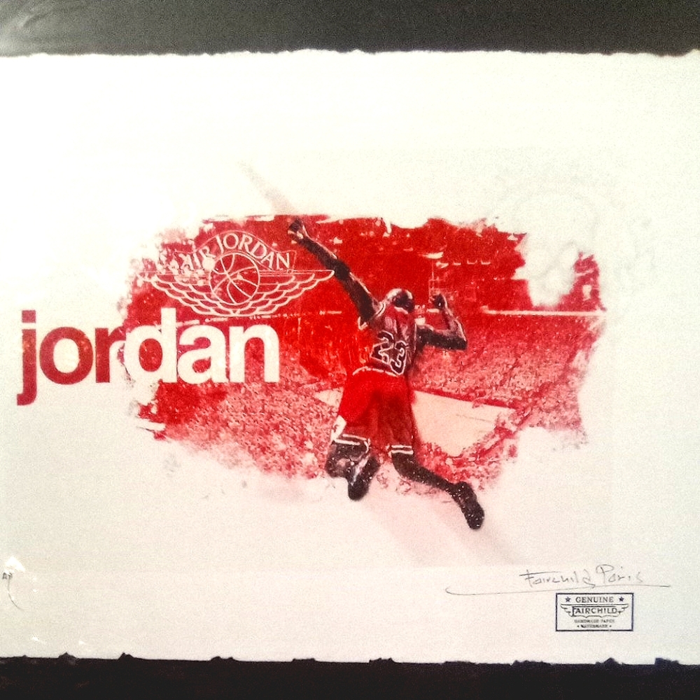 Michael Jordan, Air Jordan, Limited Edition Print By Fairchild Paris